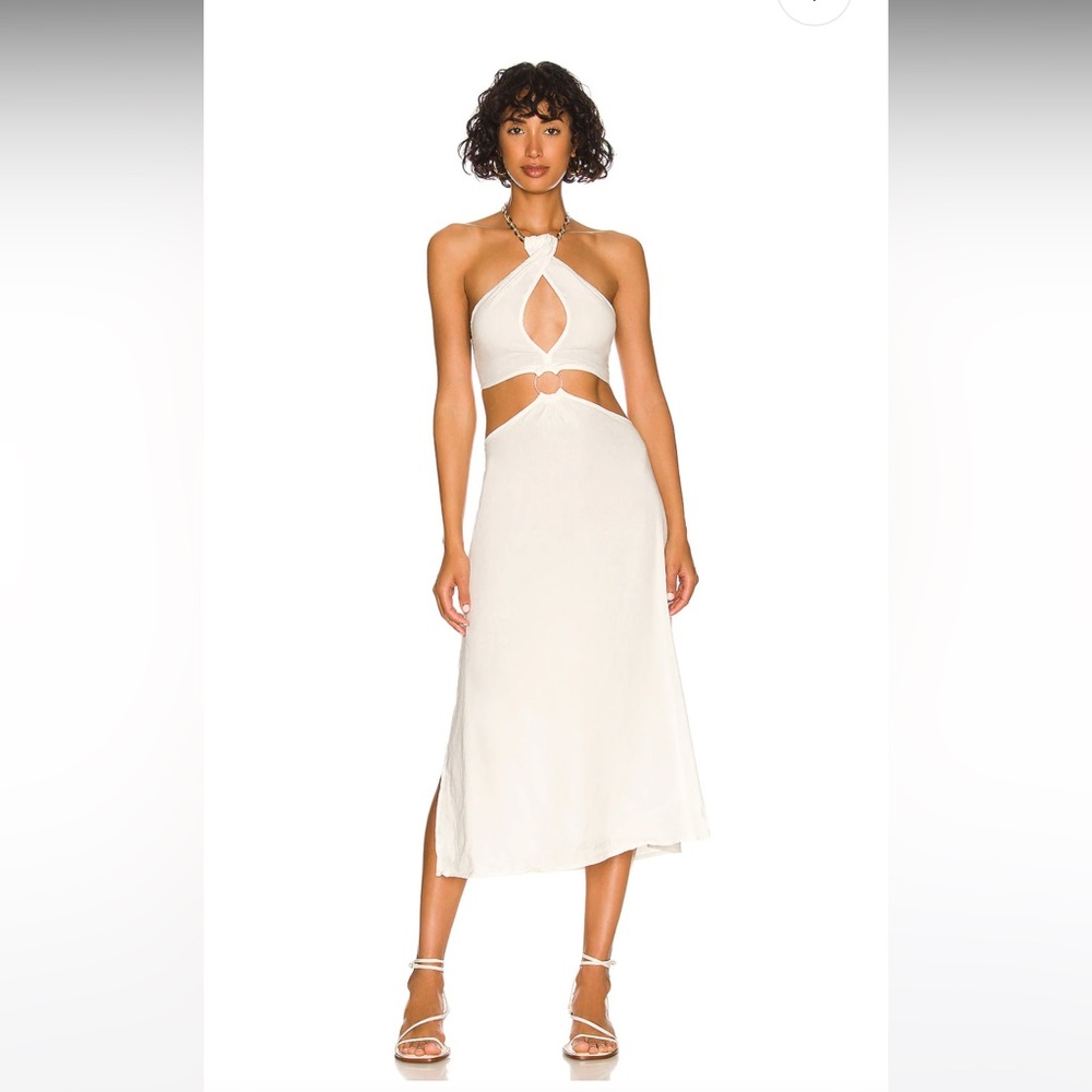 WeWoreWhat Revolve Shell Chain Midi Dress